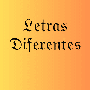 Letras diferentes