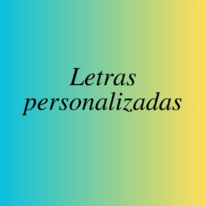 Letras Personalizadas
